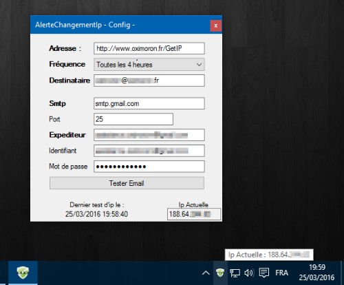 AlerteChangement IP